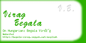 virag begala business card